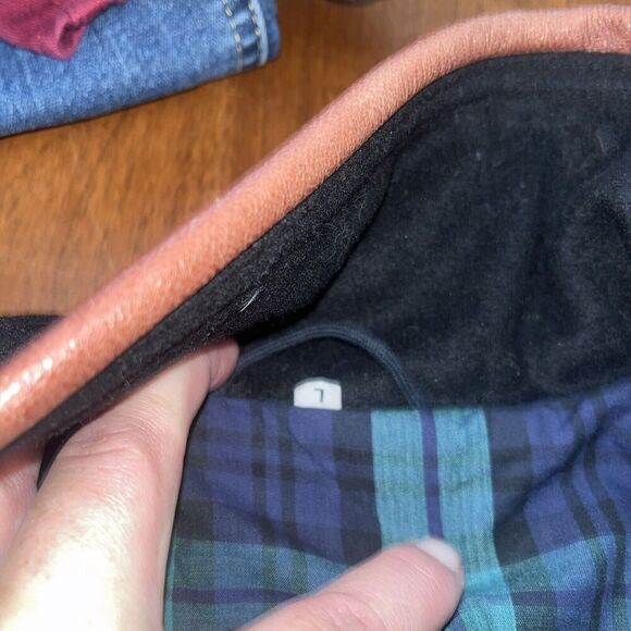 Lupo Jacket Mens L Black Sailor Coat Leather Buttons Wool Zip - Picture 2 of 6